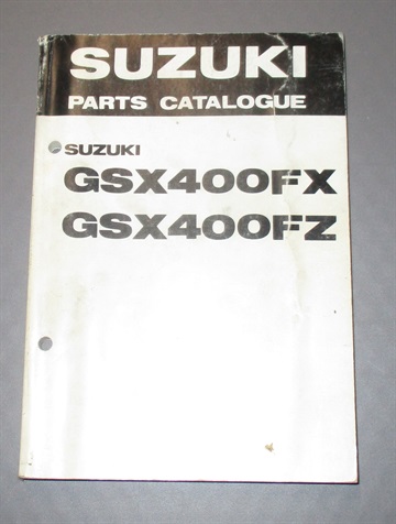 Suzuki GSX 400 part list